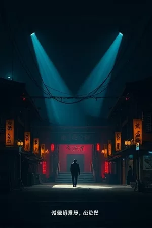 苔藓图书馆竖版剧照，藤蔓覆盖的旧书架